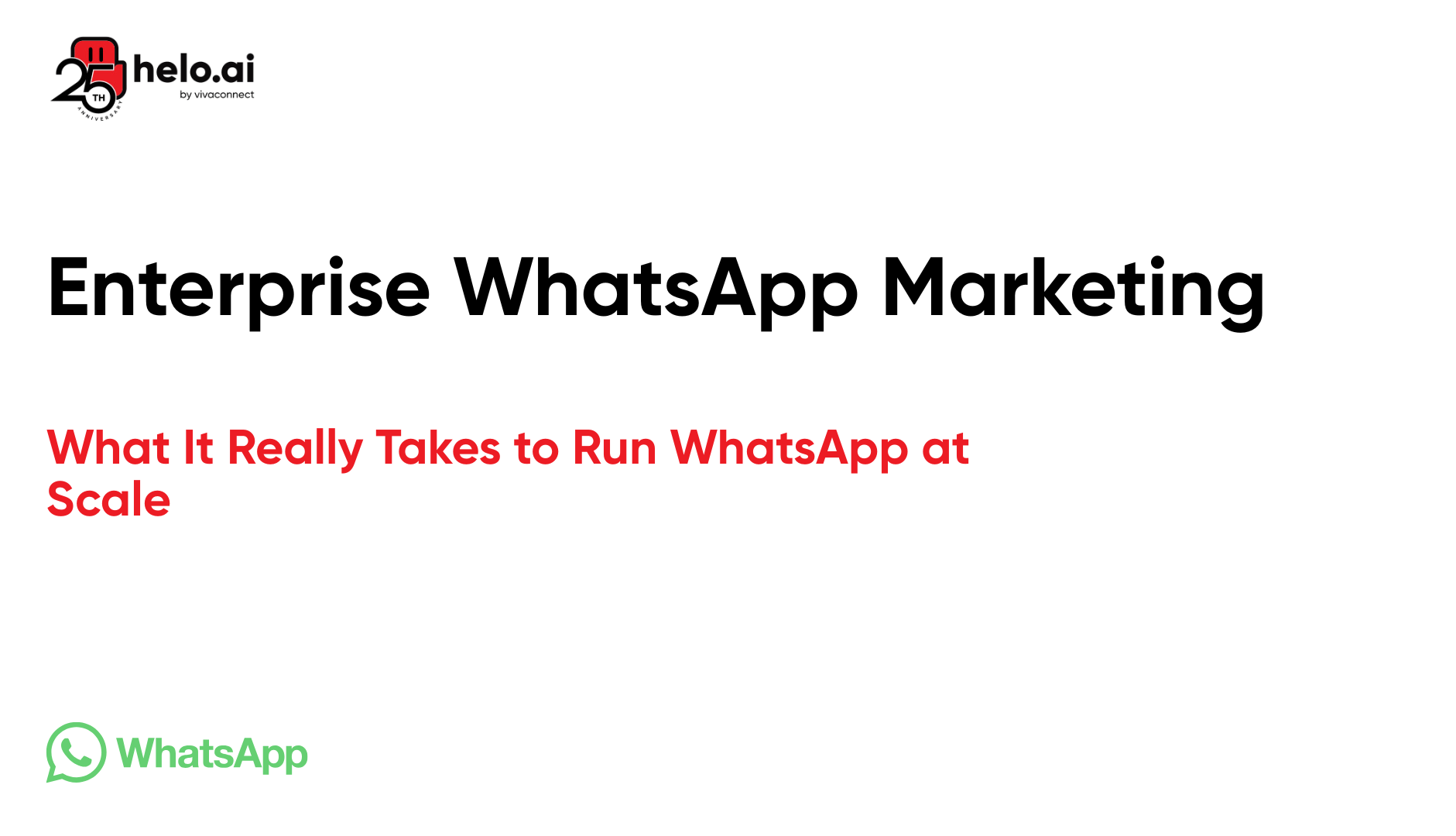 Enterprise WhatsApp Marketing